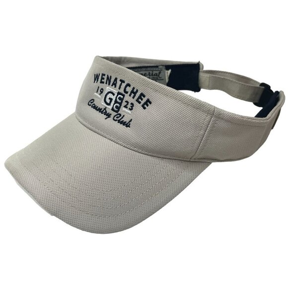 Wenatchee Country Club Visor Cap‎ Unisex Adjustable Twill Cap White Strap - Picture 3 of 6